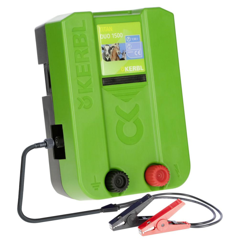 Електропастух TITAN DUO 1500 (генератор імпульсів), 1,0 Дж, 12V/220V