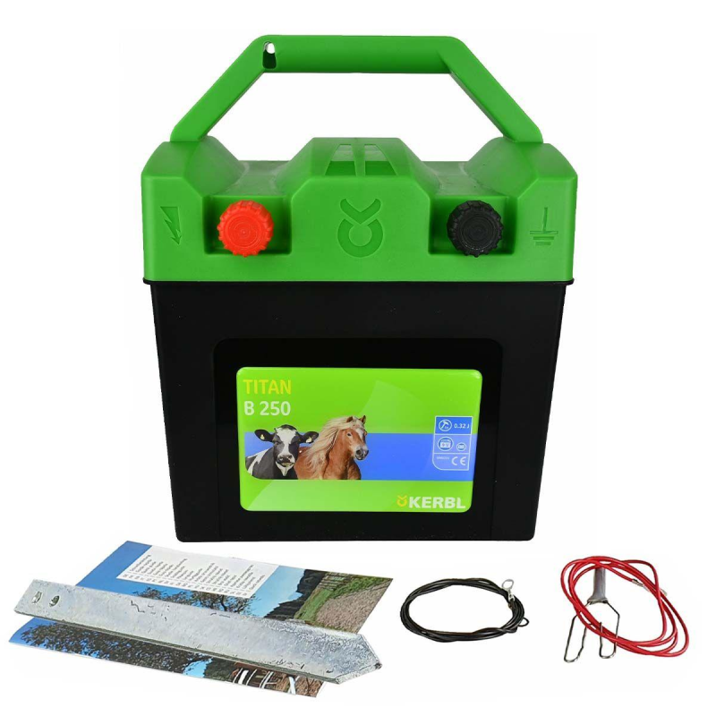 Електропастух TITAN B250, 0.32 Дж, Kerbl Німеччина
