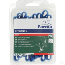 Ідентифікаційна пов“язка на липучці синя, 10 шт./пач.