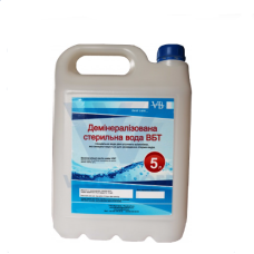 Демінералізована вода VBT, 5 л