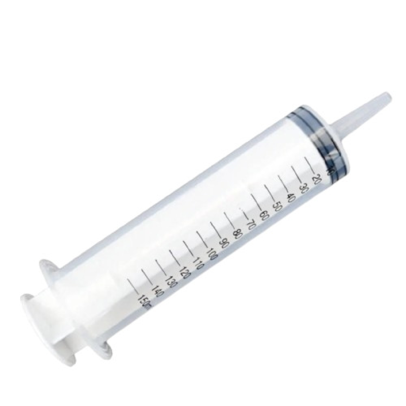 Шприц пластиковий трикомпонентний іригаційний Жане, 150 мл