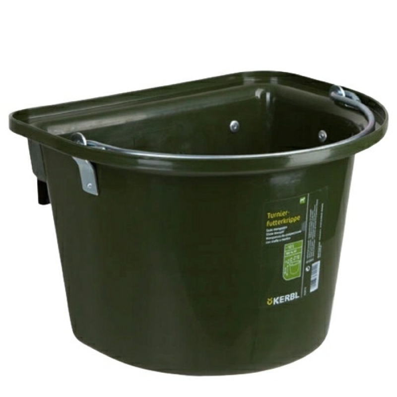 Відро для корму 12 л із настінним кріпленням