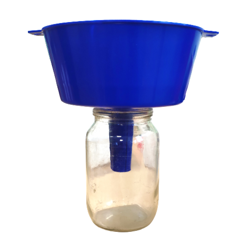 Сито для проціджування молока пластикове під банку Сито для проціджування молока пластикове під банку