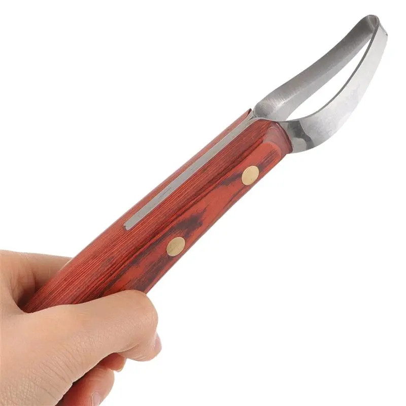 Ніж із петльовим лезом для розчищення копитної стрілки