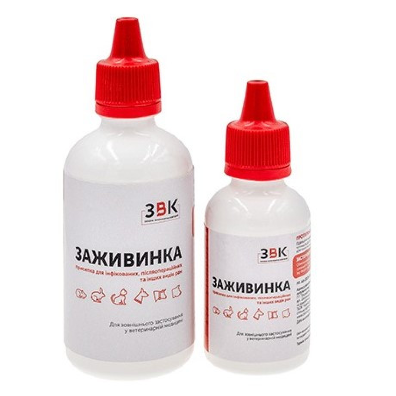 Антибактеріальна присипка Заживинка, 70 г/пак