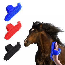 Пластикова щітка для коней