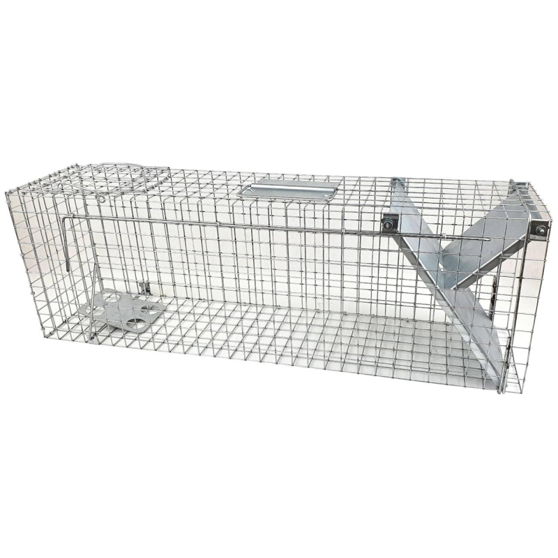 Живоловка на щура, куницю, норку, кролика, кішку 82х20х27 см Живоловка на щура, куницю, норку, кролика, кішку 82х20х27 см