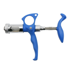 Автоматичний шприц-інокулятор з подвійною голкою для імунізації птиці