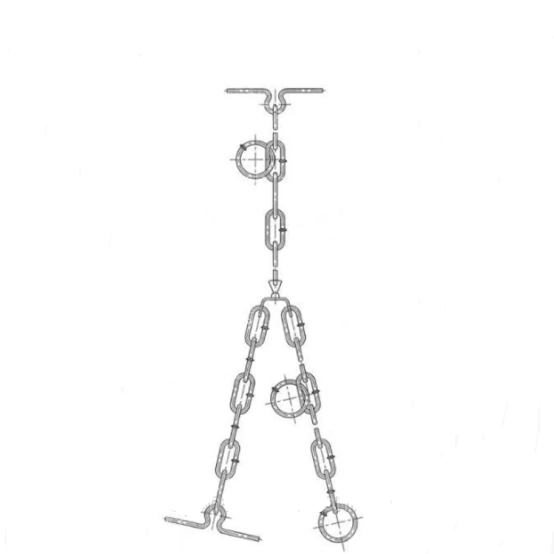 Ланцюг для прив“язування великої рогатої худоби (трохкінцева 6 мм) Ланцюг для прив“язування великої рогатої худоби (трохкінцева 6 мм)