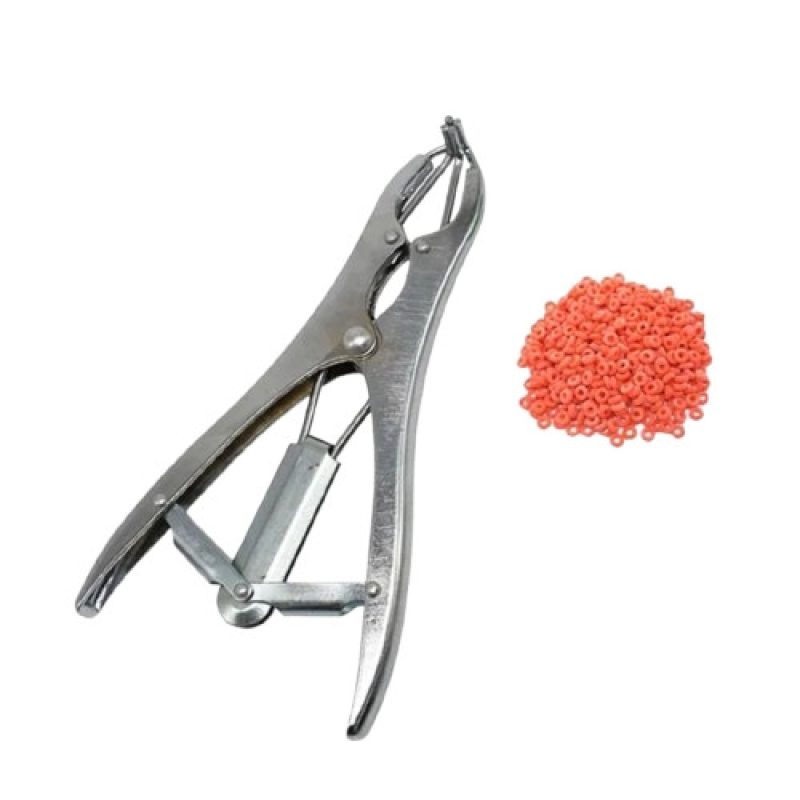 Комплект для безкровної кастрації (металеві щипці + кільця 50 шт.) Комплект для безкровної кастрації (металеві щипці + кільця 50 шт.)