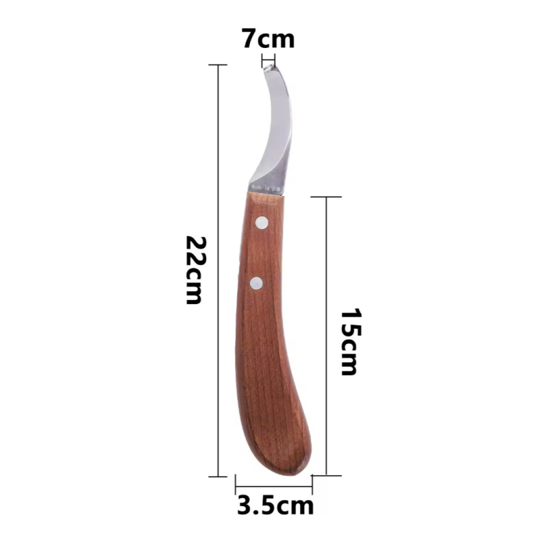 Професійний ніж ProfiCurv для розчищення копит у коней та ВРХ (правосторонній)