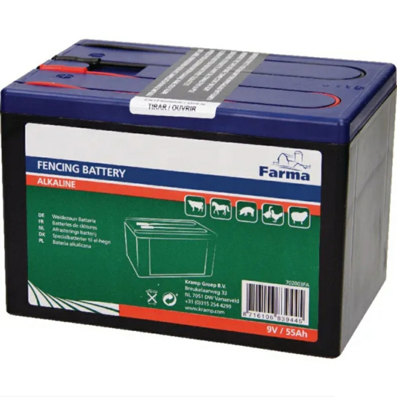 Лужна батарея 9V/120 Ah для живлення електропастуха (не заряджається)