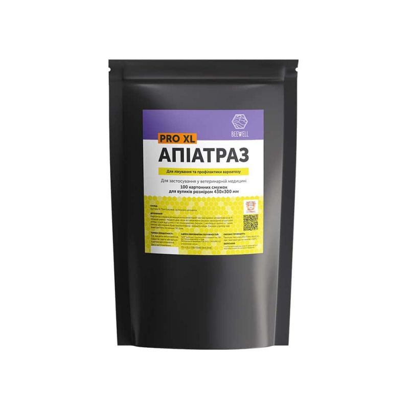 Препарат Апіатраз для профілактики та лікування уражених кліщами бджіл 100 шт.