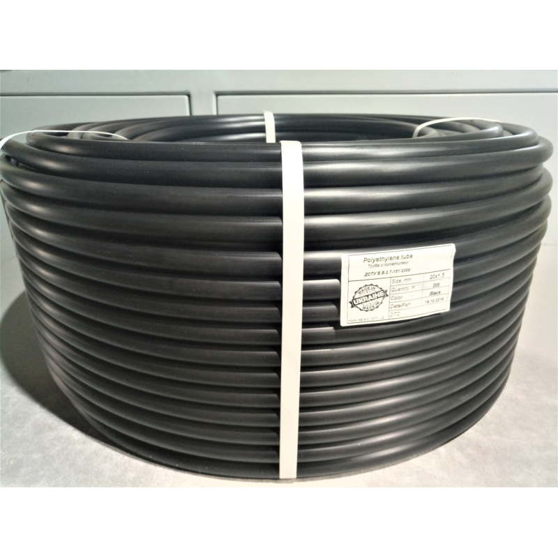 Поліетиленова трубка для крапельного зрошення і поливу 16х1.1 мм Поліетиленова трубка для крапельного зрошення і поливу 16х1.1 мм