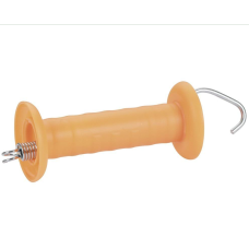 Ручка жовтогарячого кольору для воріт електропастуха