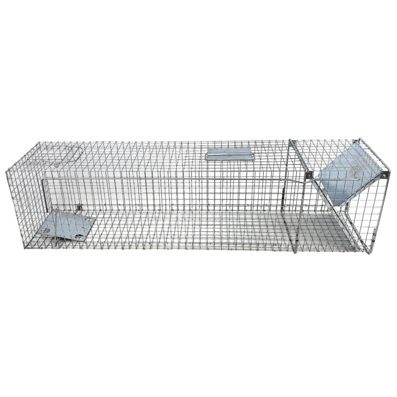 Живоловка для лисиць, видр, бобрів, куниць, тхорів і котів 122х29х31.1 см