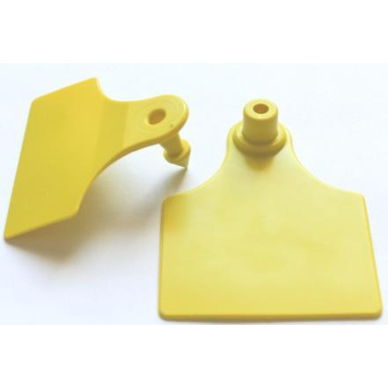 Вушна бирка ZORYA ANIMAL ID 61х78 мм. для ідентифікації КРС колір зелений