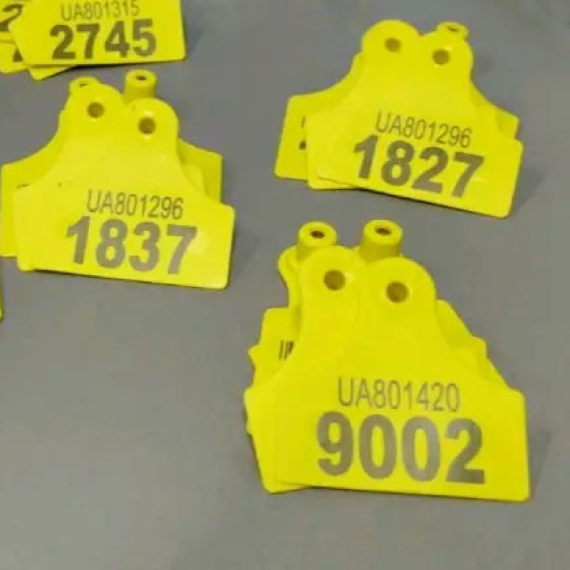 Вушна бирка ZORYA ANIMAL ID 61х78 мм для ідентифікації КРС (з індивідуальним номером)