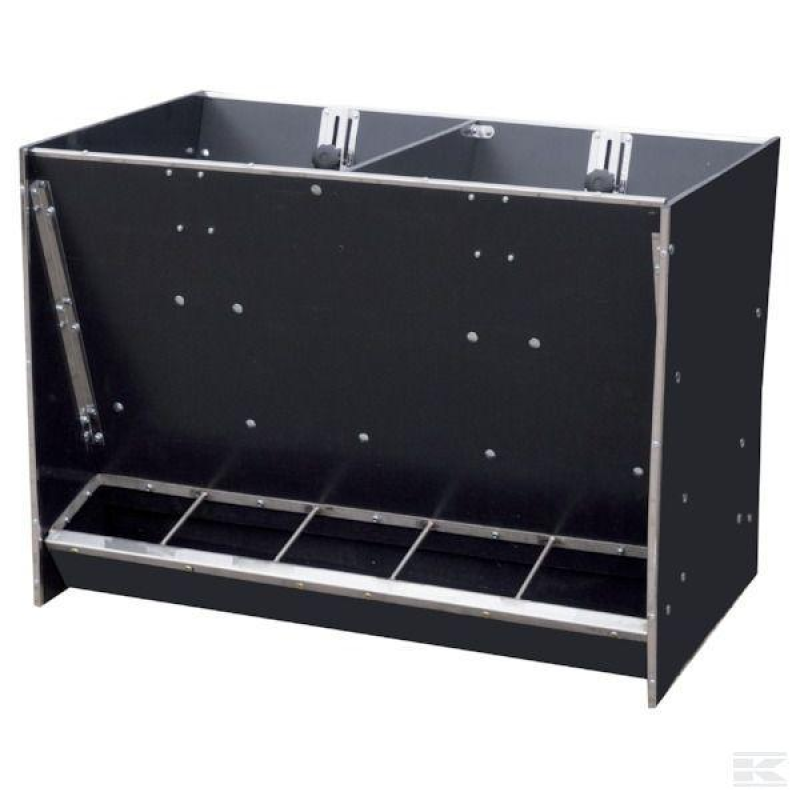 Двостороння бункерна годівниця для дорощування кормів 100 голів