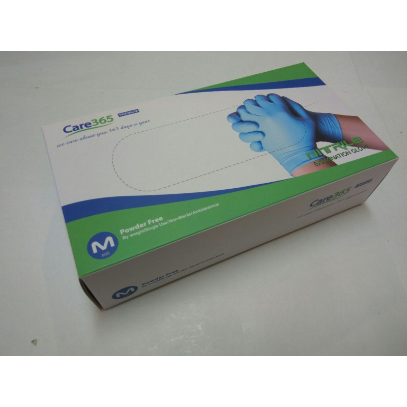 Одноразові нітрилові оглядові рукавички (нестерильні) розмір XL