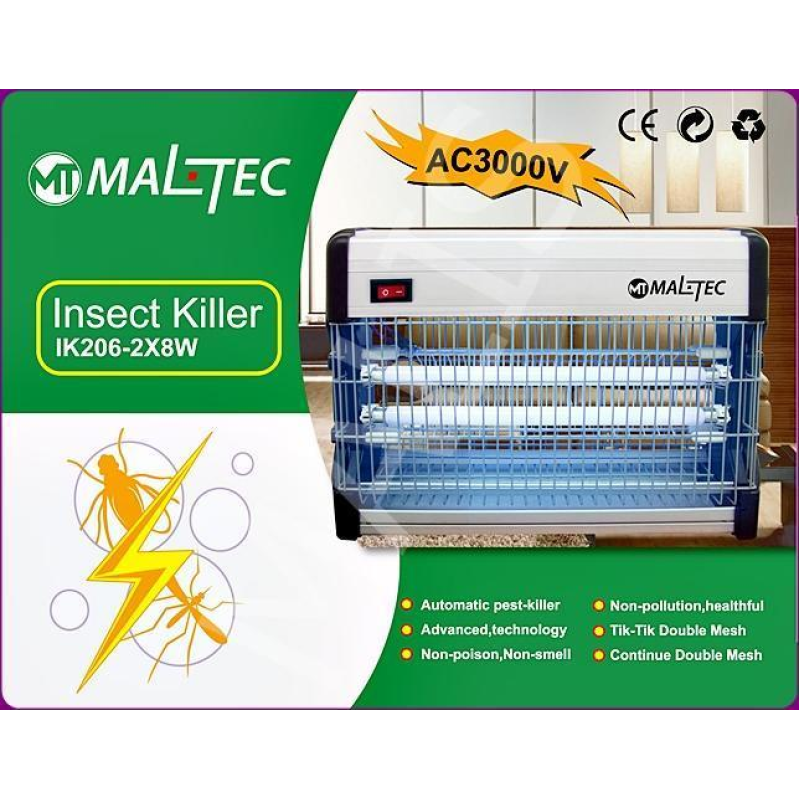 Знищувач комах, електромухолівка Maltec EGO-02-16W