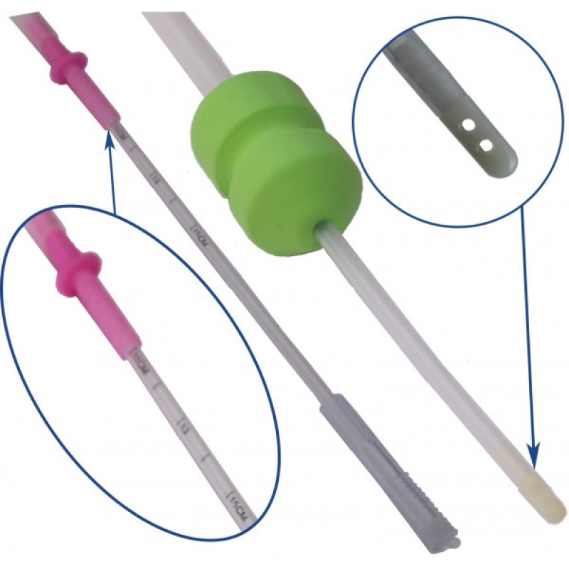 Катетер для внутрішньоматкового осіменя зі стопером і шкалою вимірювання