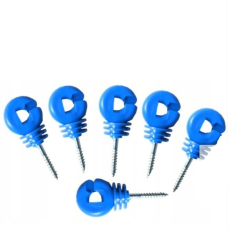 Ізолятор блакитного кольору під дерев“яні стовпчики