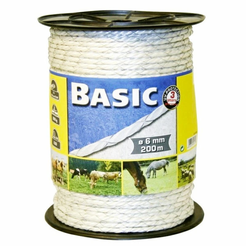 Електропровідний трос для електропастуха Basic 6 мм, Німеччина