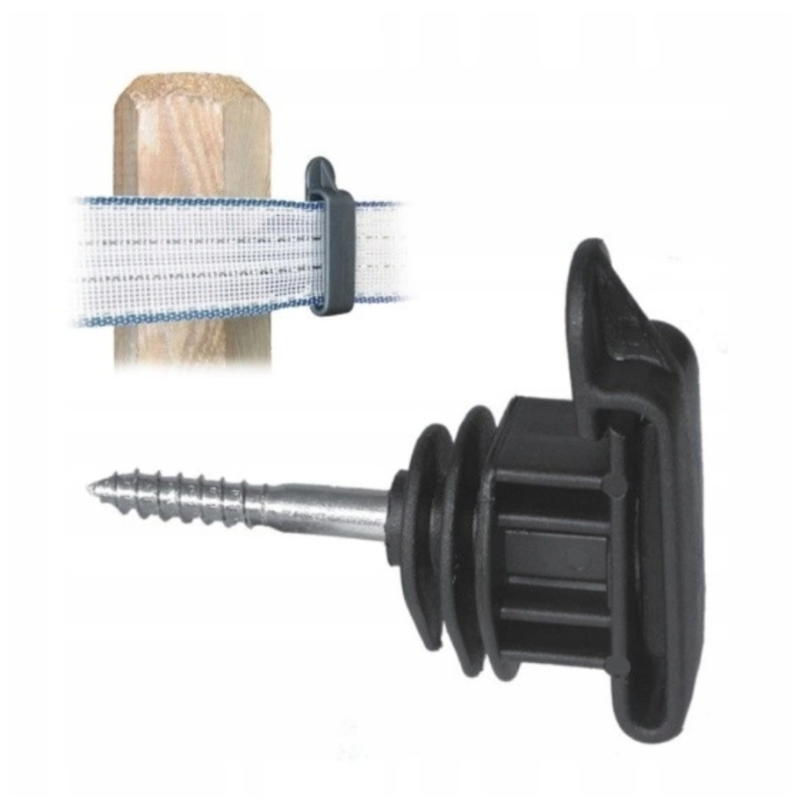 Ізолятор для кріплення стрічки на дерев“яні стовпчики