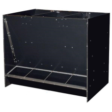 Двостороння бункерна годівниця для дорощування кормів