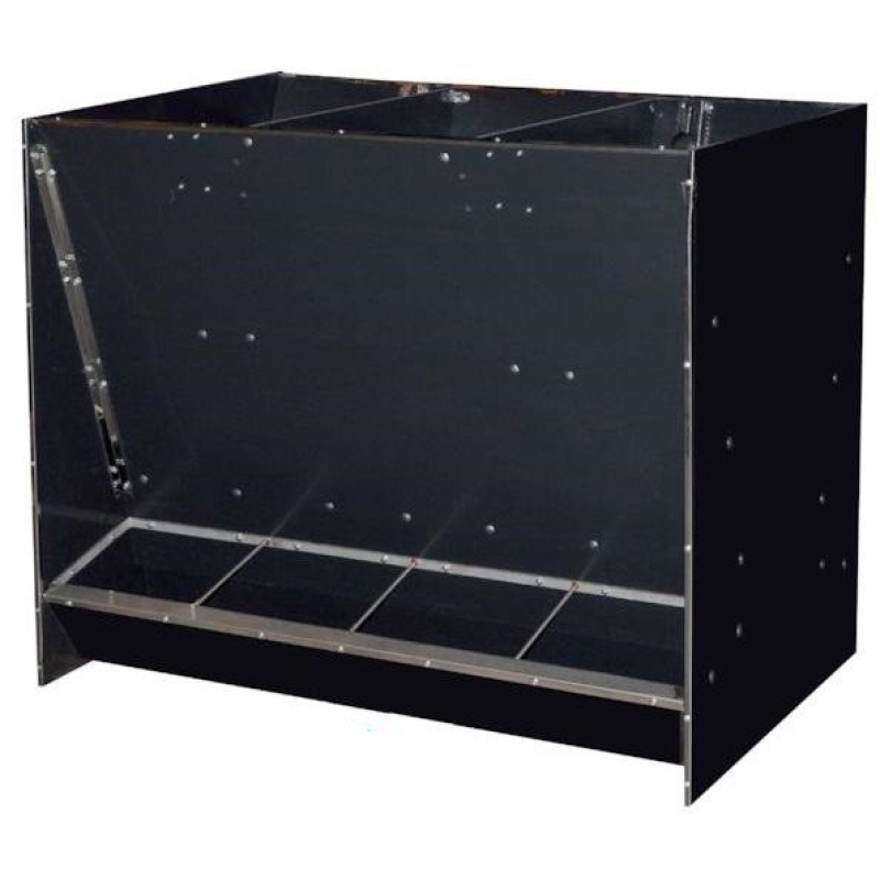 Двостороння бункерна годівниця для дорощування кормів