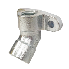 Чавунне оцинковане кріплення 45° для соскових поїлок із різзю 1/2, Німеччина