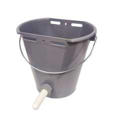Відро 8 л з гумовою соскою для випойки телят, Kerbl Німеччина