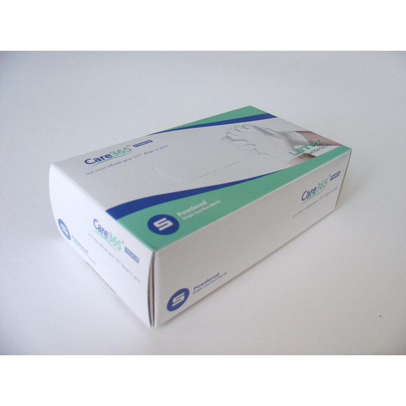 Одноразові медичні латексні рукавички (нестерильні) з пудрою розмір М