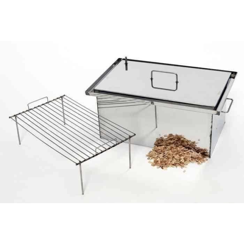 Коптильня гарячого копчення з гідрозакривом