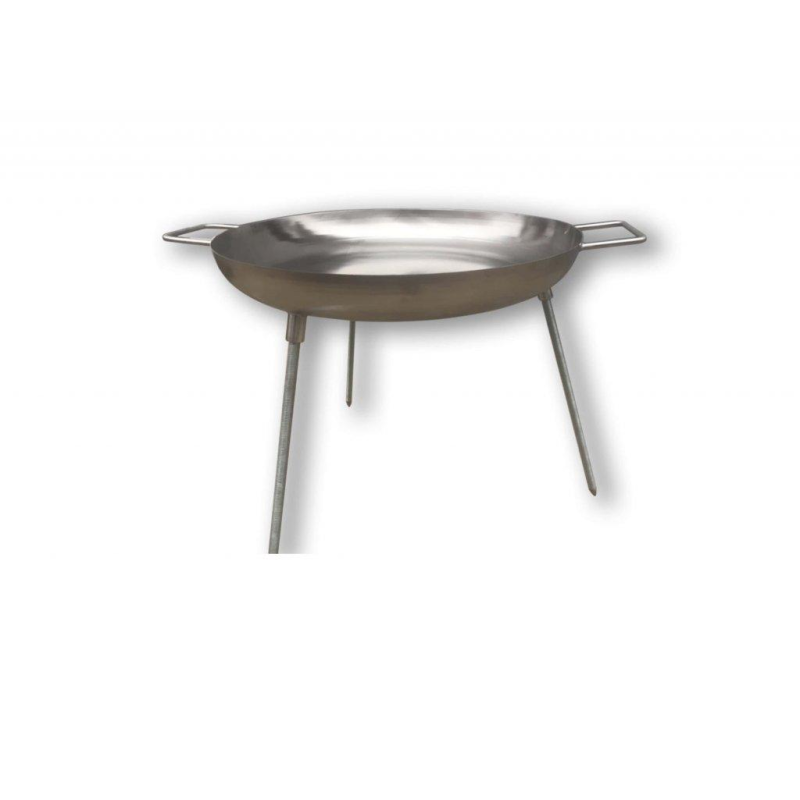 Сковорода для пікніка з неіржавкої сталі 45 см