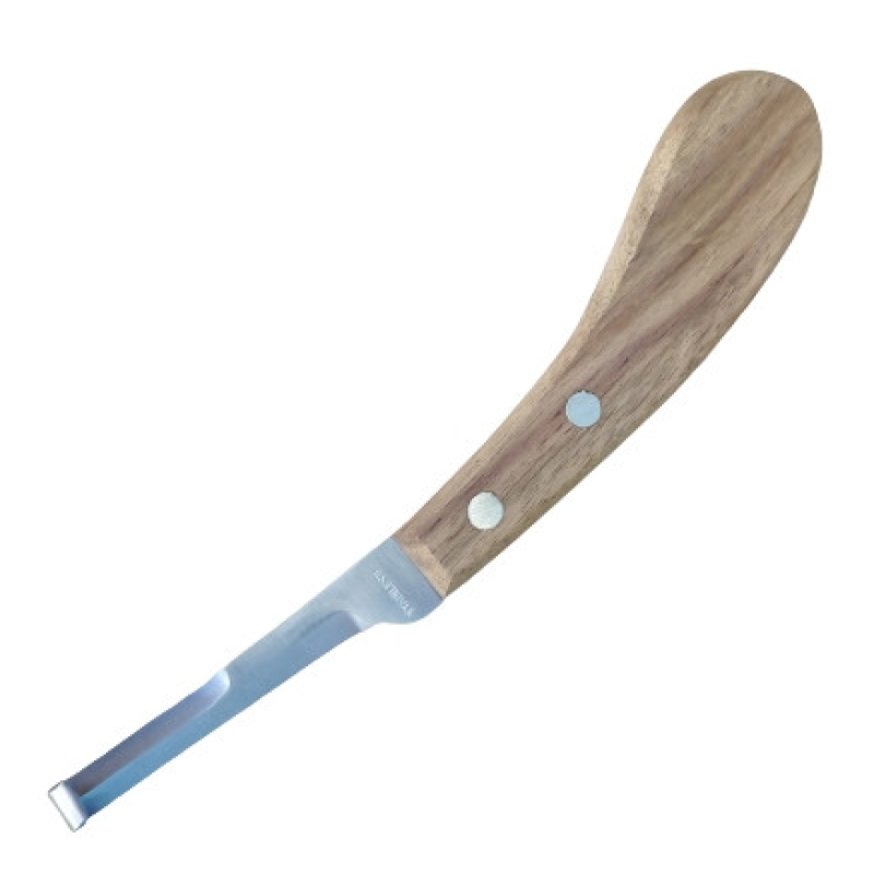 Ніж для обробки копит (вузьке лезо загострене з двох сторін)