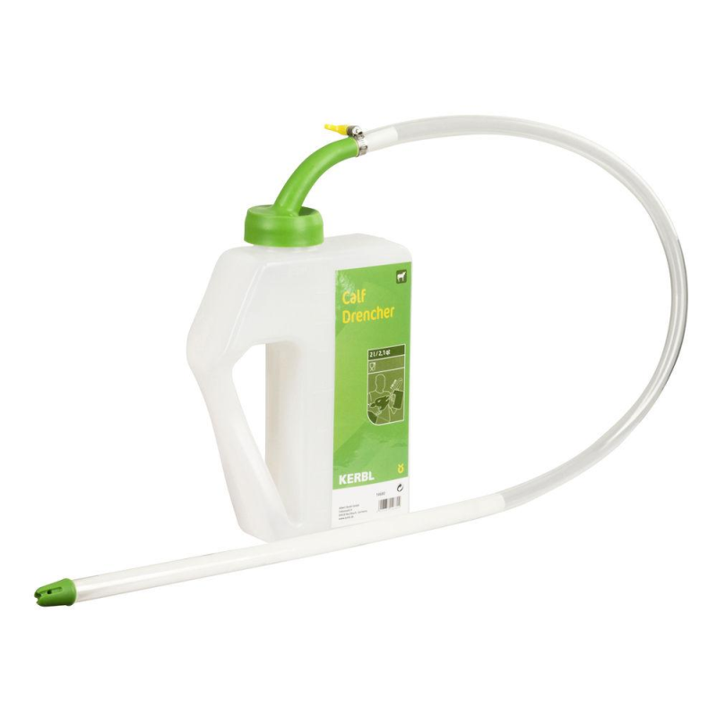 Дренчер 2л для телят (з гнучким зондом для вливання молозива) Profi 105 см, Kerbl Німеччина