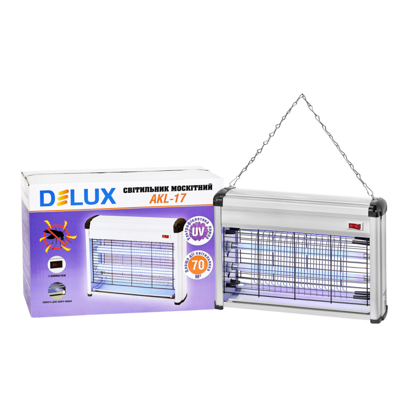 Лампа антимоскітна Delux AKL-17, 16 Вт (до 70 м. кв.)