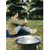 Сковорода для пікніка з неіржавкої сталі 45 см