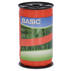 Тасьма (стрічка) для електропастуха BASIC 4 жили, 10 мм, 200 м